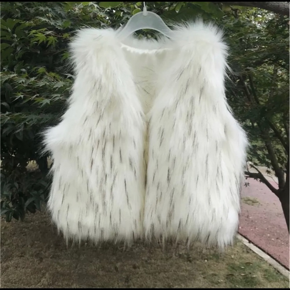 Kids faux fur vest wholesale